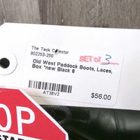 Paddock Boots, Laces, Box *new
