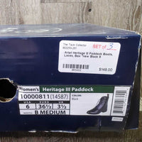 Paddock Boots, Laces, Box *new
