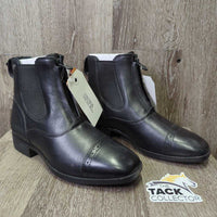 Square Toe Paddock Boots, Zips, Box *new
