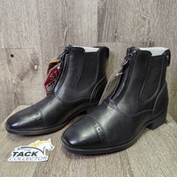 Square Toe Paddock Boots, Zips, Box *new

