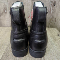 Square Toe Paddock Boots, Zips, Box *new
