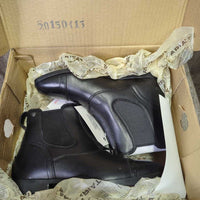 Square Toe Paddock Boots, Zips, Box *new
