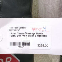 Dressage Boots, Zips, Box *new
