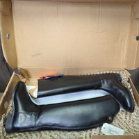 Dress Boots, Zips, Box, 1 Black Ariat Bag, 1 Cardboard Form *new, scratches

