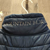 Quilt Puffer Vest, zipper *gc, pilly edges, clumpy
