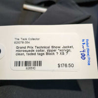 Technical Show Jacket, microsuede collar, zipper *xc/vgc, clean, faded tags
