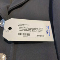 Technical Show Jacket, microsuede collar, zipper *xc/vgc, clean, faded tags
