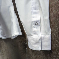 JUNIORS LS Show Shirt, Snap Collar *xc, older?, seam puckers
