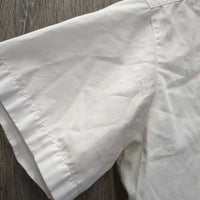 JUNIORS SS Show Shirt Show Shirt, Snap Collar *vgc, older?, seam puckers
