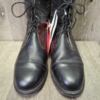 Thick Field Boots, Pull on *gc/vgc, rubs, clean, creases, inner stains, creases, replaced laces, older, scratches
