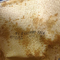 Thick Field Boots, Pull on *gc/vgc, rubs, clean, creases, inner stains, creases, replaced laces, older, scratches
