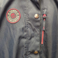 Juniors Winter Jacket, Hood, "fur" trim, Zipper *vgc, mnr wrinkles & threads
