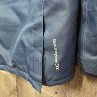 Juniors Winter Jacket, Hood, "fur" trim, Zipper *vgc, mnr wrinkles & threads
