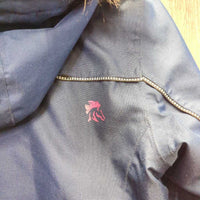 Juniors Winter Jacket, Hood, "fur" trim, Zipper *vgc, mnr wrinkles & threads

