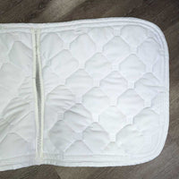 Quilt Dressage Pad, x3 piping *vgc, clean, mnr curled edges, v. mnr hair, snags, pills, rubs, snags, unstitched, puckers

