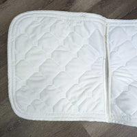 Quilt Dressage Pad, x3 piping *vgc, clean, mnr curled edges, v. mnr hair, snags, pills, rubs, snags, unstitched, puckers
