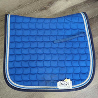 Quilt Jumper Pad, x4 piping, fleece wither, *gc, mnr dirt, hair, rubs, pills, faded, stains
