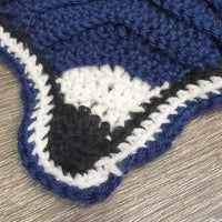 Thick Crochet Horse Hat - Toque *like new
