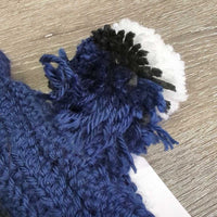 Thick Crochet Horse Hat - Toque *like new
