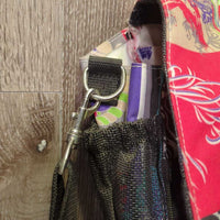 Hanging Grooming Bag - Tote, Hanging & Shoulder Straps *vgc, clean, mnr hay & grass

