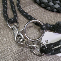 Cotton Rope Lungeing Aid, snaps *gc, mnr rubs, frays, stretched, hair, dirt & snags/frays

