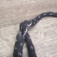 Cotton Rope Lungeing Aid, snaps *gc, mnr rubs, frays, stretched, hair, dirt & snags/frays
