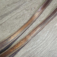 Narrow Nylon Lined Stirrup Leathers *gc/fair, v.rubbed, faded, zholes, scrapes, pulled nylon edges
