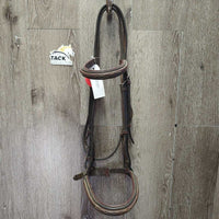 Rsd/FS Padded Bridle *vgc, clean, scraped edges, rubs
