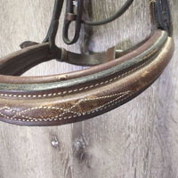 Rsd/FS Padded Bridle *vgc, clean, scraped edges, rubs
