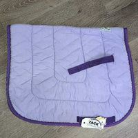 Quilt Jumper Saddle Pad, tabs *gc, clean, dingy, faded, pills, mnr hair, puckers, threads, stains, curled
