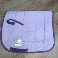 Quilt Jumper Saddle Pad, tabs *gc, clean, dingy, faded, pills, mnr hair, puckers, threads, stains, curled
