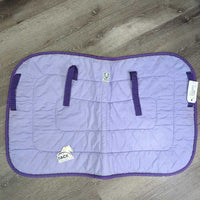 Quilt Jumper Saddle Pad, tabs *gc, clean, dingy, faded, pills, mnr hair, puckers, threads, stains, curled
