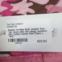 Quilt Jumper Pad *gc, clean, pills, mnr dingy, puckers, hair, faded, marker
