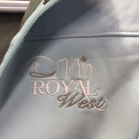 JUNIORS Soft Shell Jacket, Fleece Lined, Zipper "Royal West" *xc/like new
