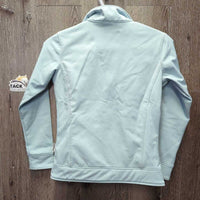 JUNIORS Soft Shell Jacket, Fleece Lined, Zipper "Royal West" *xc/like new
