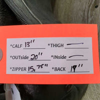 Field Boots, Zips *gc, v.rubbed, clean, v.faded, residue, v.scuffed, stretched els, toe dents
