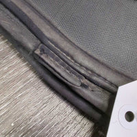 Shimmable Cotton Half Pad, tabs *gc/fair, dirty, glitter, paint, faded, rubs, residue, stains, hair, mnr threads

