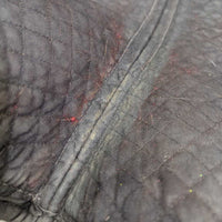 Shimmable Cotton Half Pad, tabs *gc/fair, dirty, glitter, paint, faded, rubs, residue, stains, hair, mnr threads
