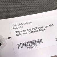 Shimmable Cotton Half Pad, tabs *gc/fair, dirty, glitter, paint, faded, rubs, residue, stains, hair, mnr threads
