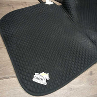 Quilt Dressage Saddle Pad, piping *vgc/gc, clean, hairy, stains?residue, glitter
