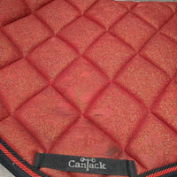 Quilt Jumper Saddle Pad, 2x Piping, Glitter *fair, clean, residue?dirt, peeling, stains, hairy
