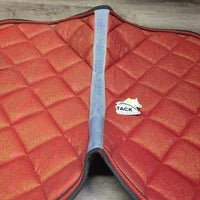 Quilt Jumper Saddle Pad, 2x Piping, Glitter *fair, clean, residue?dirt, peeling, stains, hairy

