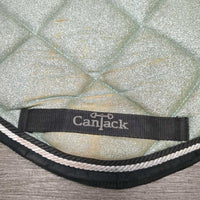 Quilt Jumper SadQuilt Jumper Saddle Pad, 2x Piping, Glitter *fair, clean, residue?dirt, peeling, stainsdle Pad, Glitter *gc dirt, mnr hair, rubs, hairy
