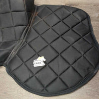 Quilt Jumper SadQuilt Jumper Saddle Pad, 2x Piping, Glitter *fair, clean, residue?dirt, peeling, stainsdle Pad, Glitter *gc dirt, mnr hair, rubs, hairy
