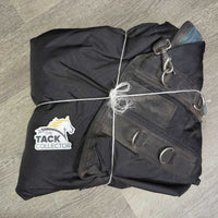 Insulated Rain Sheet, 1x tail *gc, v. wpf, tear, dirt, residue, smell, mnr pills, threads manure, faded, snags

