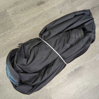 Insulated Rain Sheet, 1x tail *gc, v. wpf, tear, dirt, residue, smell, mnr pills, threads manure, faded, snags

