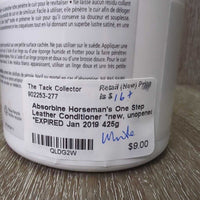 Horseman's One Step Leather Conditioner *new, unopened *EXPIRED Jan 2019
