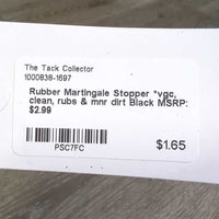 Rubber Martingale Stopper *vgc, clean, rubs & mnr dirt
