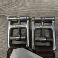 Memory Foam Nylon Web Girth, D-ring, x2 els *gc, dirty, v.hairy, rubs, stains
