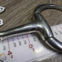 Double Joint French Link Flat Eggbutt Bit *vgc, clean, mnr scuffs, dirt, residue
